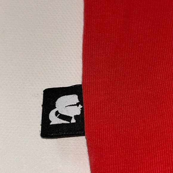 Karl Lagerfeld Paris Graphic Tee Shirt Signature Black Eiffel Tower Small - Picture 12 of 13